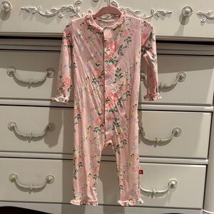 Magnetic Me Pastel Floral Baby Romper 6-9 month